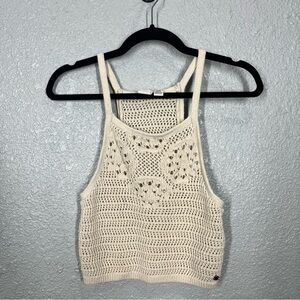 Roxy crochet tank